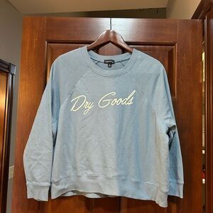 Dry Goods originality Women's Slate Blue Crew Neck Sweatshirt